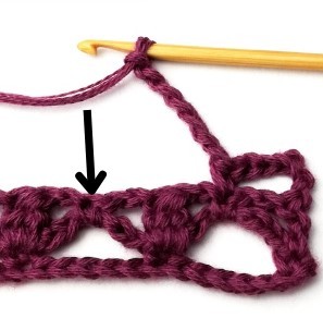 Triangle Cluster Crochet Stitch Photo Tutorial