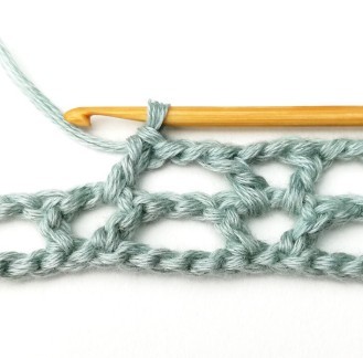 How to Crochet the Lacy Stacked V Stitch Photo Tutorial