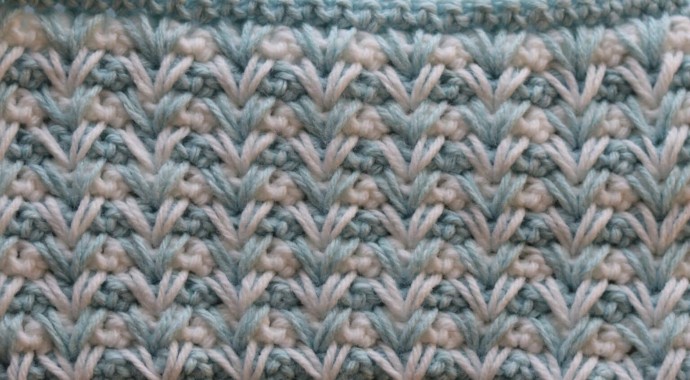 How to Crochet the Spiked V Stitch Photo Tutorial
