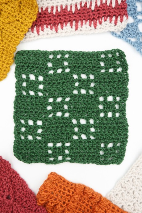 Cubist Flower Crochet Stitch Cubist Flower Crochet Stitch