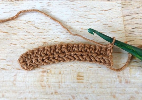 How to Crochet Front Loop Only Single Crochet Stitch
