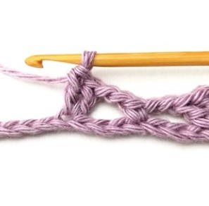 Lacy V and Double V Crochet Stitch Photo Tutorial