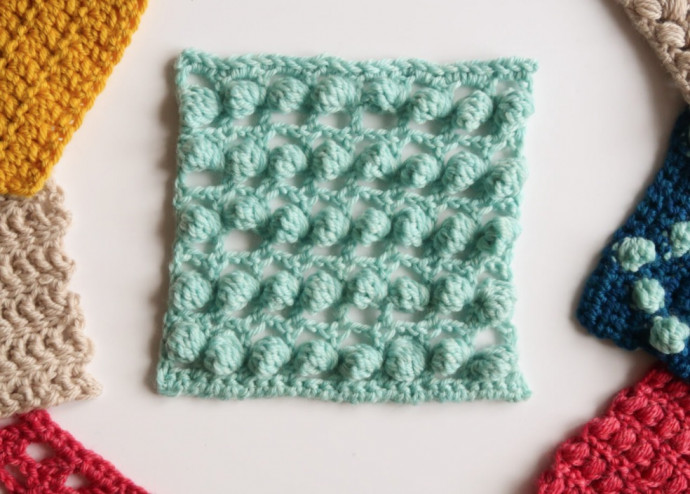 Crochet Basics: Floating Bobbles Stitch Crochet Basics: Floating Bobbles Stitch