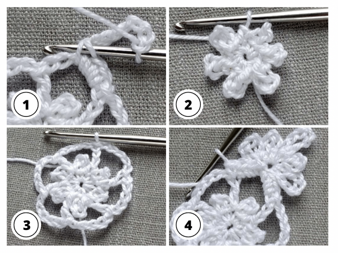 Crochet Tutorial: Snowflake Pattern