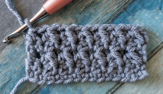 Small Triangles Stitch Crochet Tutorial