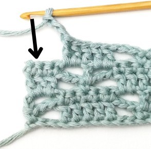 Lacy Checkered Block Crochet Stitch Photo Tutorial