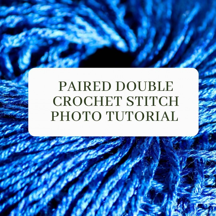 Paired Double Crochet Stitch Photo Tutorial