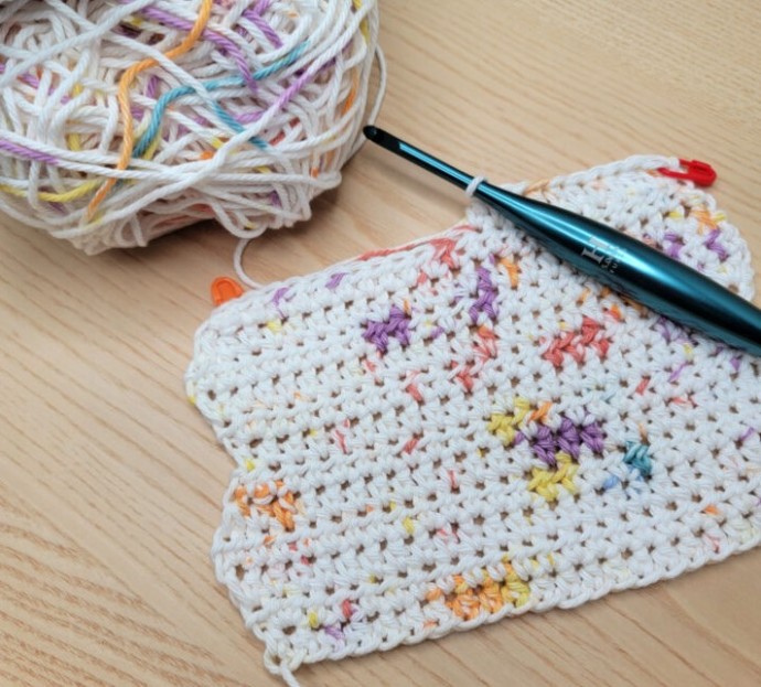 Speckle Cloud Dishcloth Set Crochet Pattern