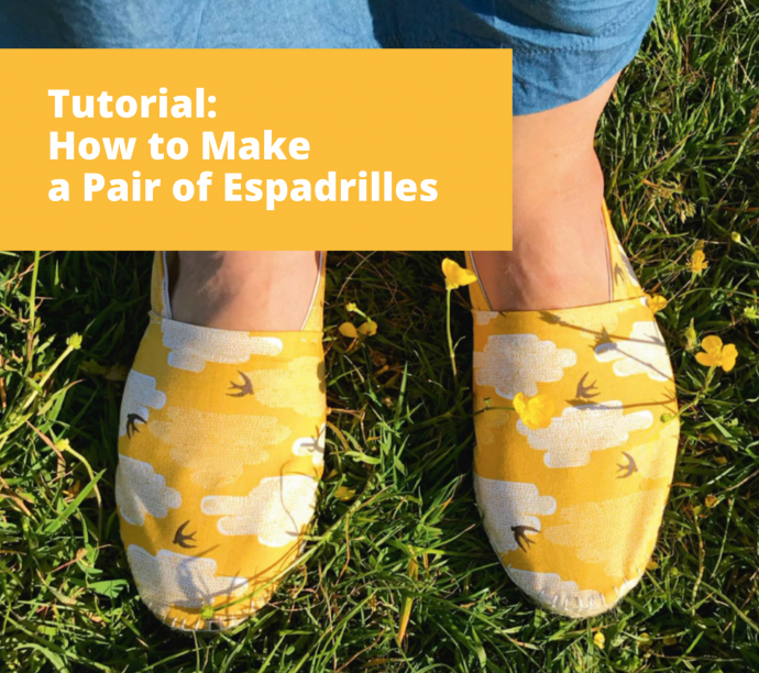 Tutorial: How to Make a Pair of Espadrilles + Printable Patterns