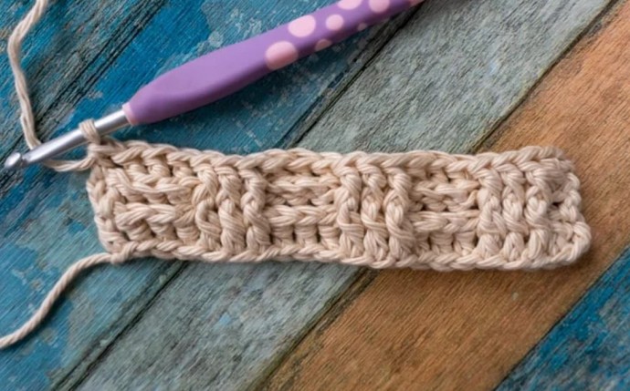 How to Crochet the Basketweave Stitch Photo Tutorial