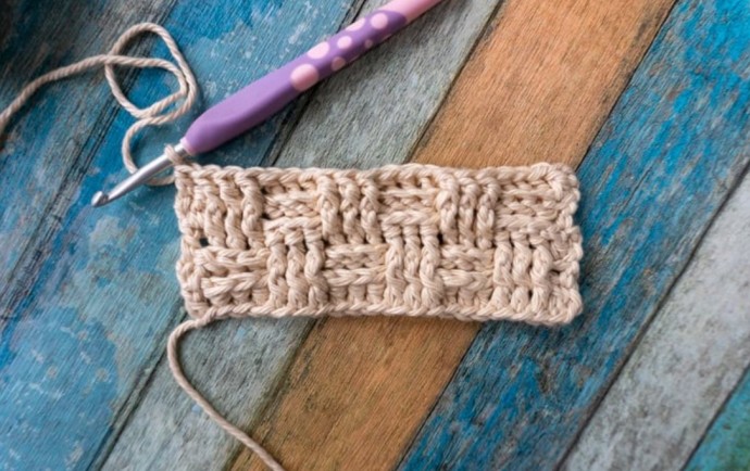 How to Crochet the Basketweave Stitch Photo Tutorial