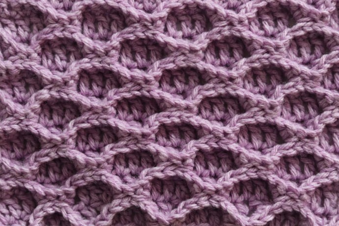 How to Crochet the Honeycomb Waffle Stitch Photo Tutorial How to Crochet the Honeycomb Waffle Stitch Photo Tutorial