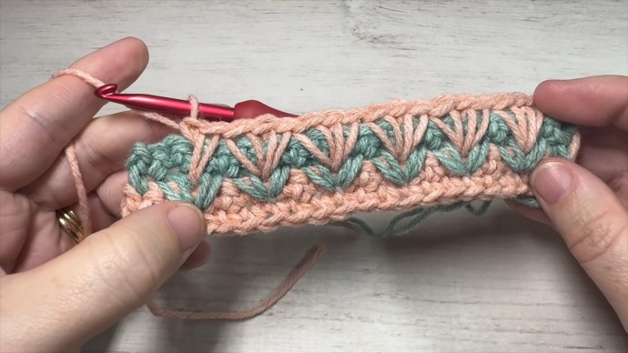 How to Crochet the Spiked V Stitch Photo Tutorial