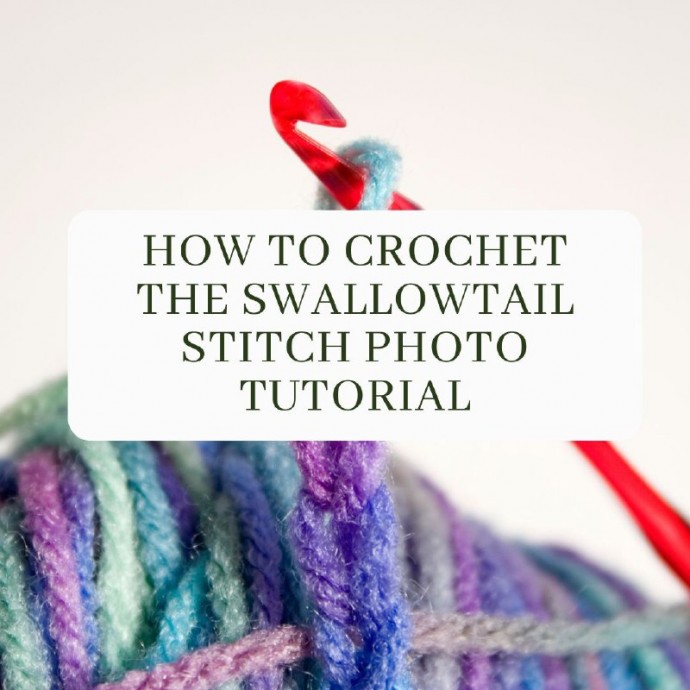 How to Crochet the Swallowtail Stitch Photo Tutorial