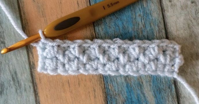 Alternating Single Crochet Spike Stitch Tutorial