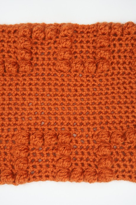 Bobble Frieze Crochet Stitch