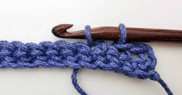 Crossed Stitches and Ripples Crochet Stitch Photo Tutorial