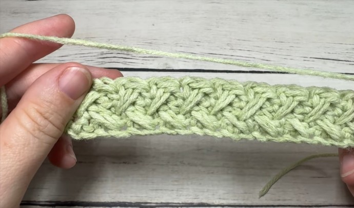 How to Crochet the Spiked Weave Stitch Photo Tutorial