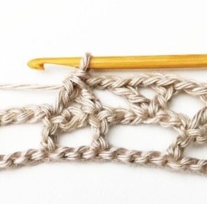 Lacy Interlocked Circles Crochet Stitch Photo Tutorial