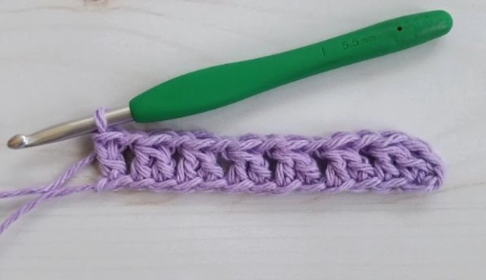 Paired Double Crochet Stitch Photo Tutorial