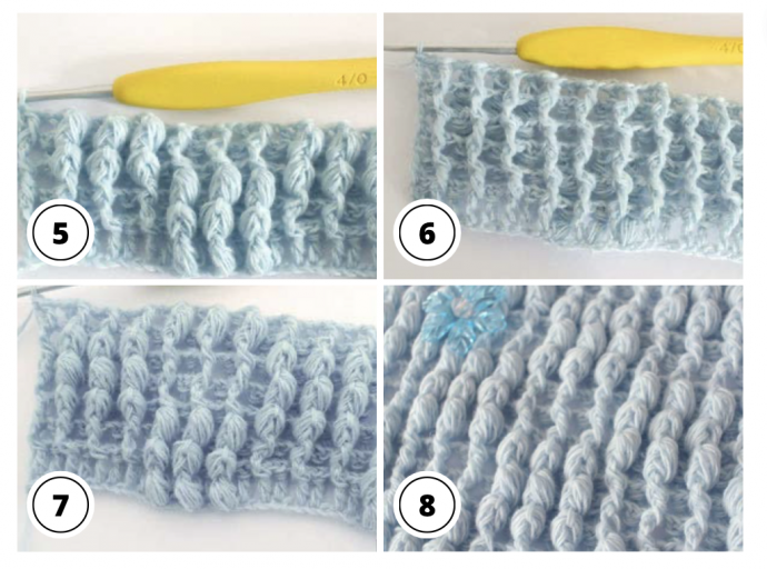 Crochet Textured Puff Stitch