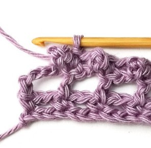 Striped Picot Mesh Crochet Stitch Photo Tutorial