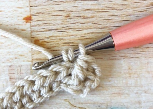 Back Post Half Double Crochet Stitch Photo Tutorial