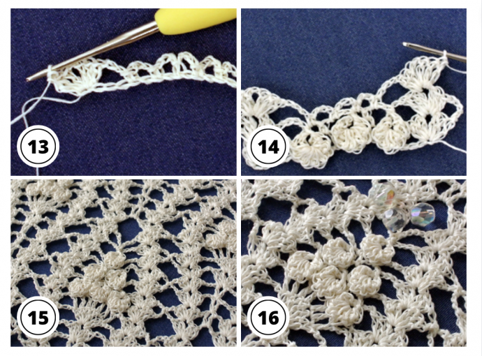Crochet Pineapple Stitch