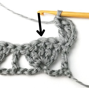 Large Uneven Fan Crochet Stitch Photo Tutorial