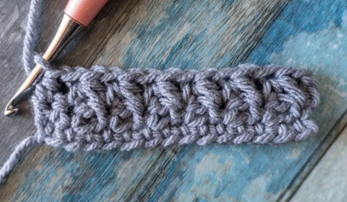 Small Triangles Stitch Crochet Tutorial