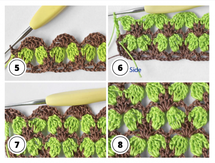 Crochet Tutorial: Cluster Picot Stitch