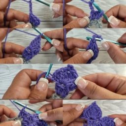 How To Crochet Spade Stitch Border