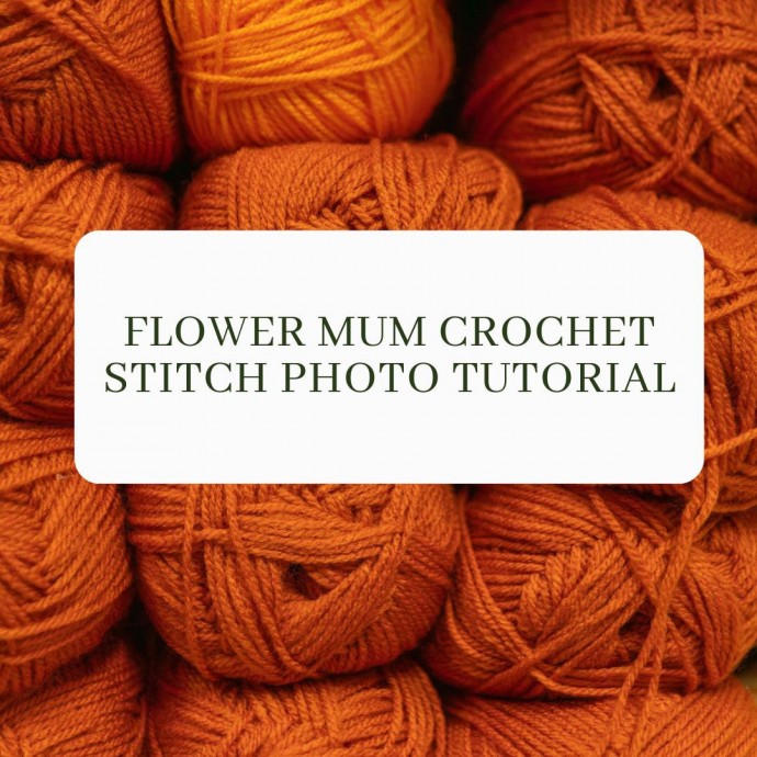 Flower Mum Crochet Stitch Photo Tutorial
