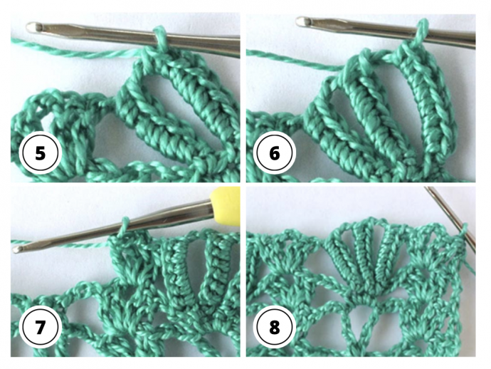 How to Make Lace Flower Crochet Stitch