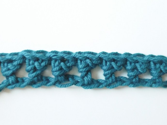 Mini Triangles Crochet Stitch Photo Tutorial