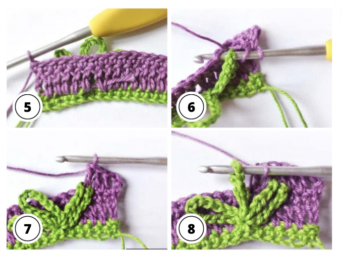 Crochet Flower Puff Stitch