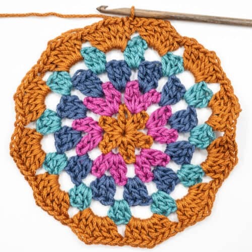 How To Crochet a Granny Circle Photo Tutorial
