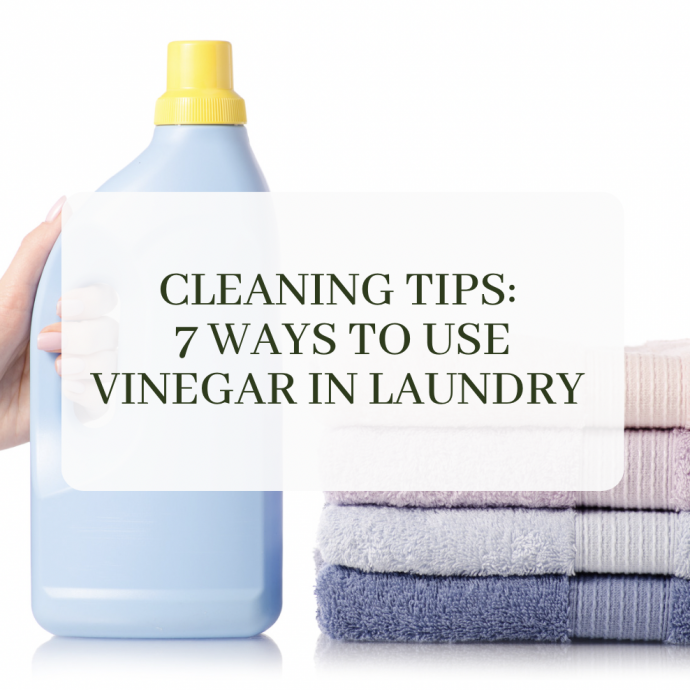 Cleaning Tips: 7 Ways to Use Vinegar in Laundry