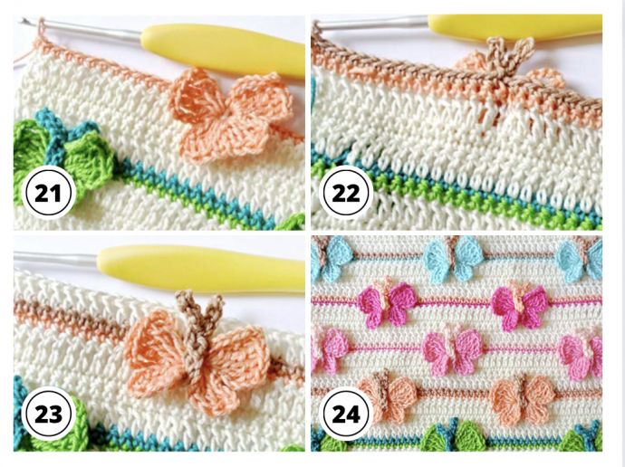 How to Make the Butterfly Crochet Stitch