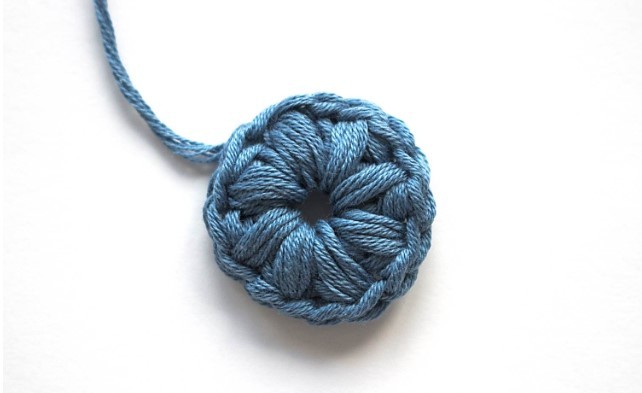 Tripple Puff Crochet Granny Square Photo Tutorial