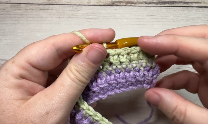 How to Crochet the Candy Stripes Stitch Photo Tutorial