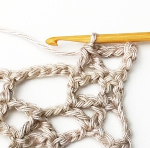 Lacy Interlocked Circles Crochet Stitch Photo Tutorial