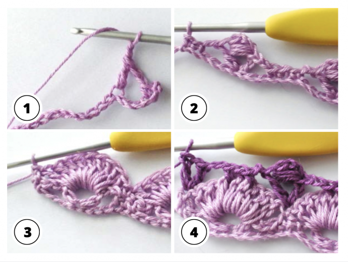 Crochet Textured Shell Stitch Tutorial