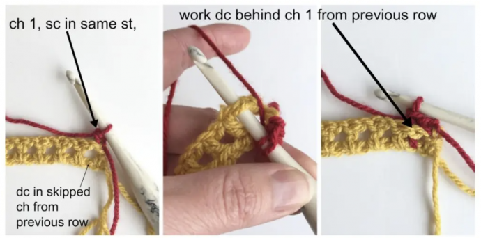 Crochet Tutorial: Interlocking Arches Stitch