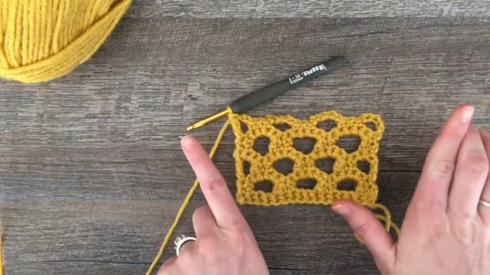 Trellis Honeycomb Crochet Stitch Photo Tutorial