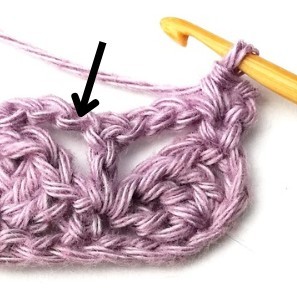 Crossed Fan Crochet Stitch Photo Tutorial