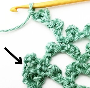 How to Crochet the Picot Mesh Stitch Photo Tutorial