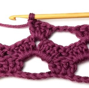Large Lacy Zigzag Crochet Stitch Photo Tutorial
