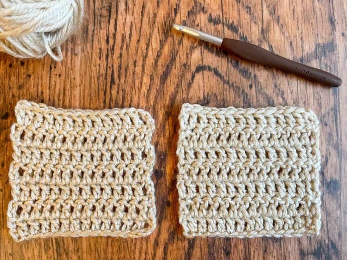 Stacked Single Crochet Stitch Photo Tutorial