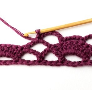 The Stacked Arches and Eyelet Crochet Stitch Photo Tutorial